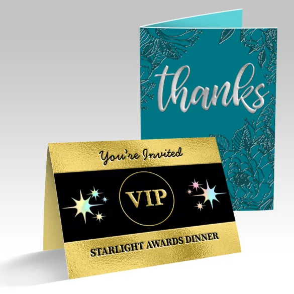 Dual Raised Greeting Cards