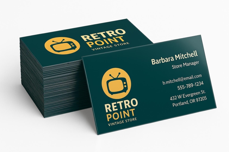 Glossy Business Cards