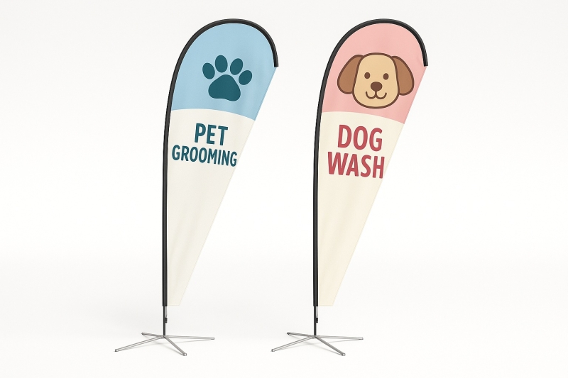 Single and Double Sided Teardrop Flags