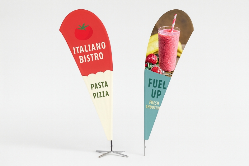Single and Double Sided Teardrop Flags