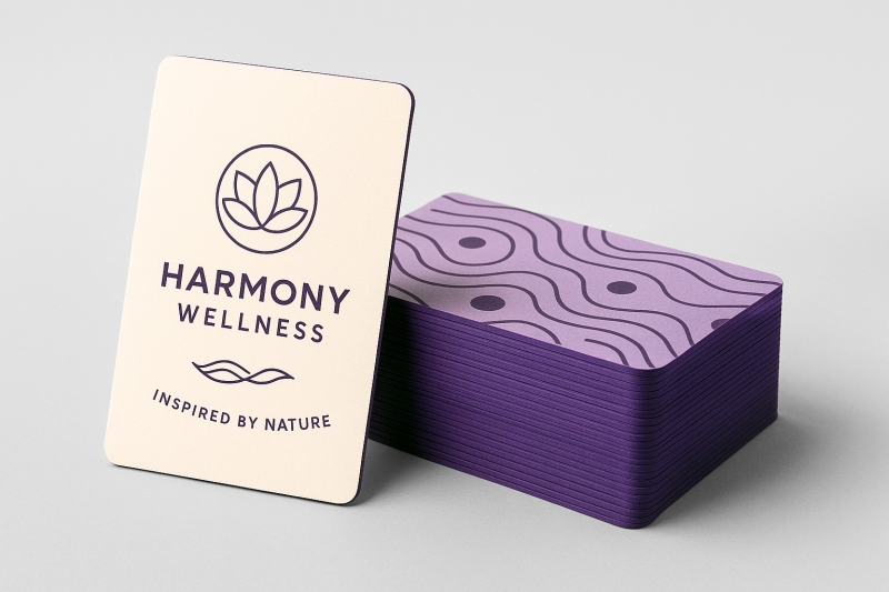 Painted Edge Business Cards