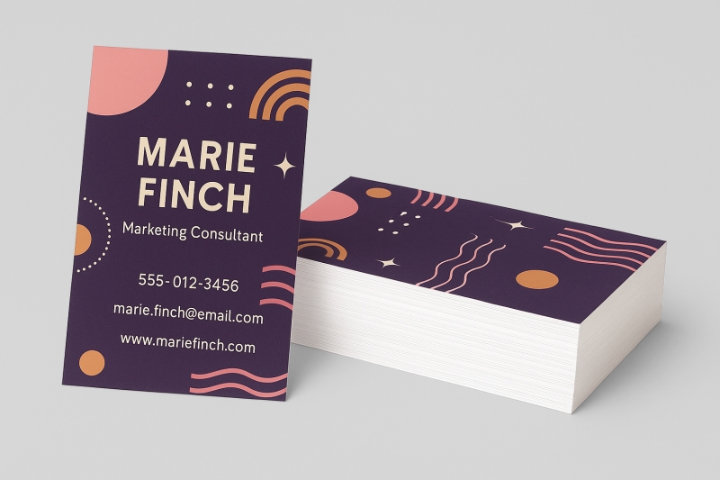 Soft Touch Velvet Business Cards