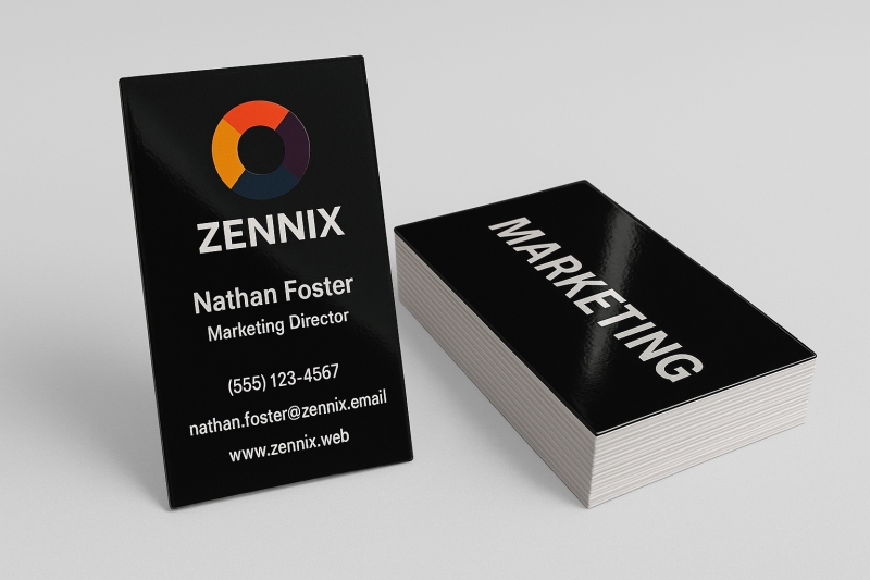 Glossy Business Cards