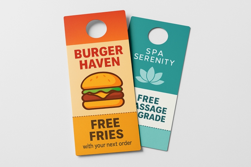 Tear-Off Door Hangers
