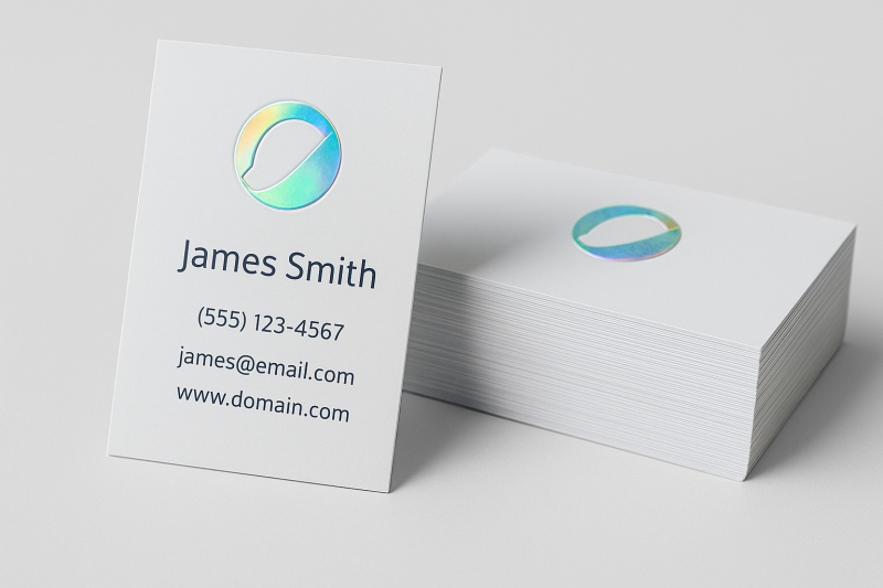 Holographic Business Cards