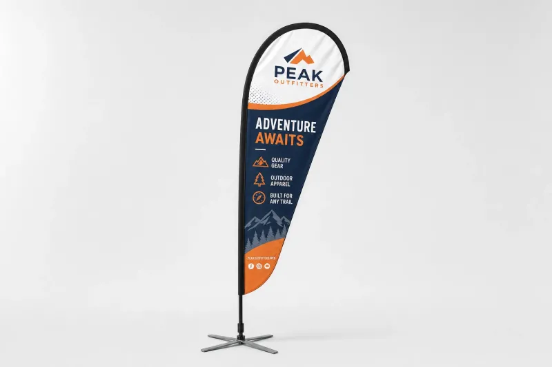 Single and Double Sided Teardrop Flags