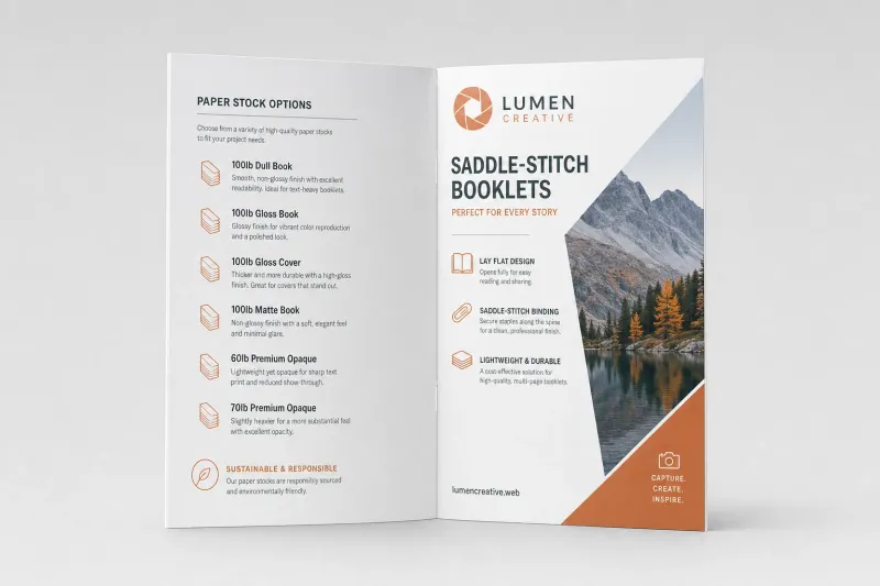 Saddle-Stitch Booklets
