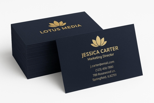 Soft Touch Velvet Business Cards