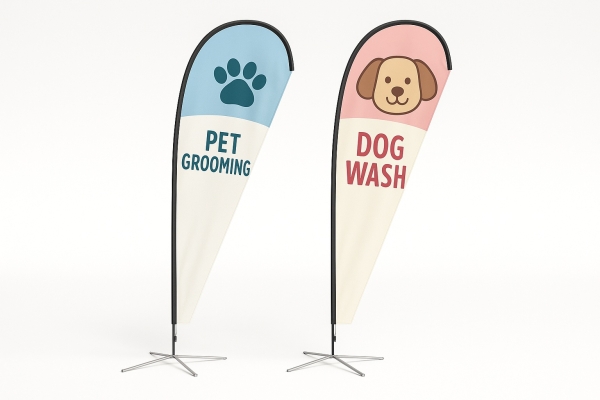 Single and Double Sided Teardrop Flags