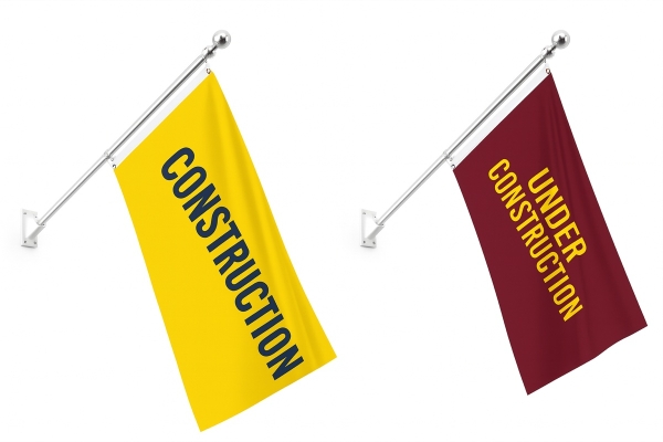 Single Sided Pole Flags