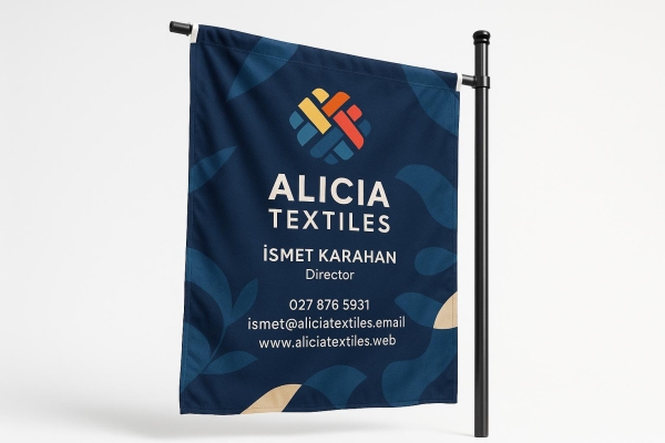 Single Sided Pole Flags