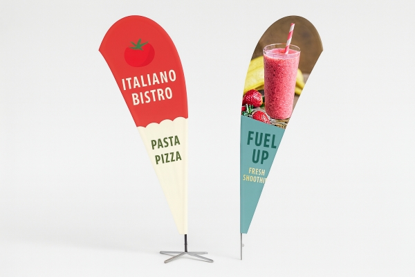 Single and Double Sided Teardrop Flags