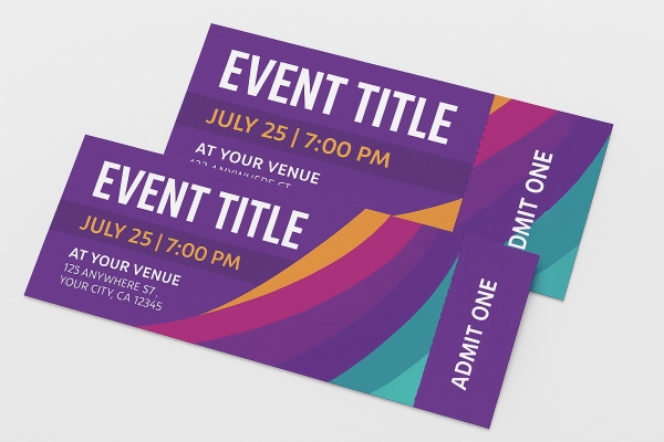 Custom Event Tickets