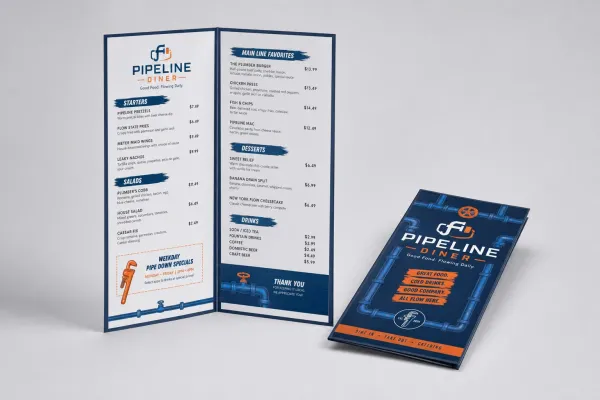 Durable Spill-Proof Menus