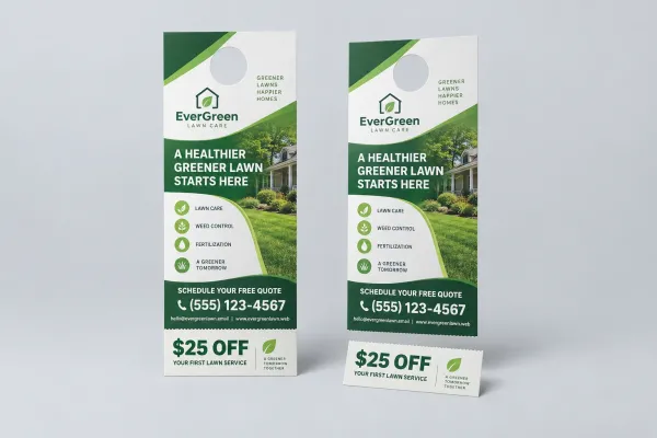 Tear-Off Door Hangers