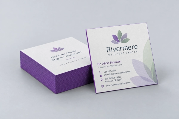 Painted Edge Business Cards
